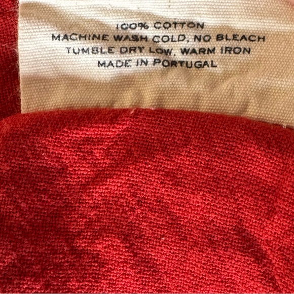 Two Schoolhouse Stillwater Floral Pillow Shams Euro in Red / Magenta 100% Cotton - Picture 5 of 5